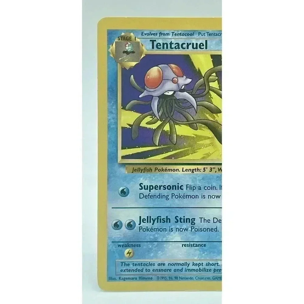Tentacruel 44/62 Fossil Set Uncommon Non‎ Holo Pokemon Card Vintage 1999 LP